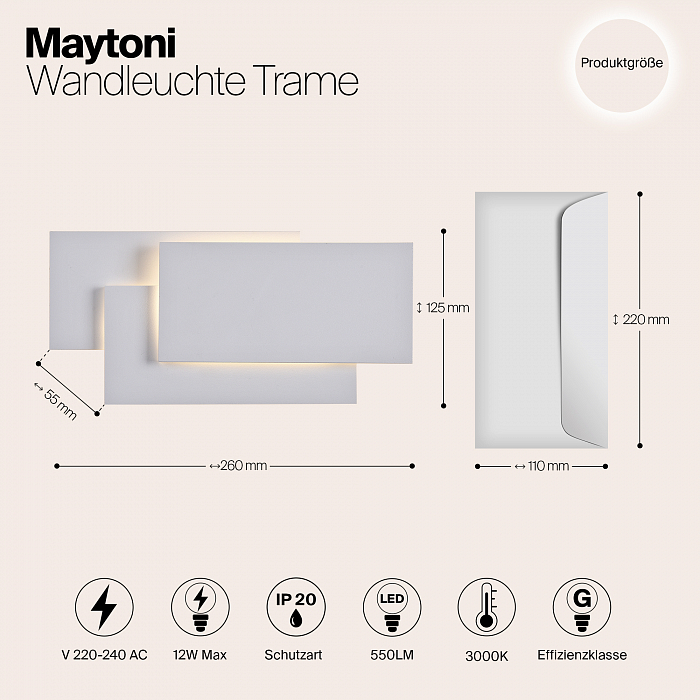 Бра Maytoni C804WL-L12W