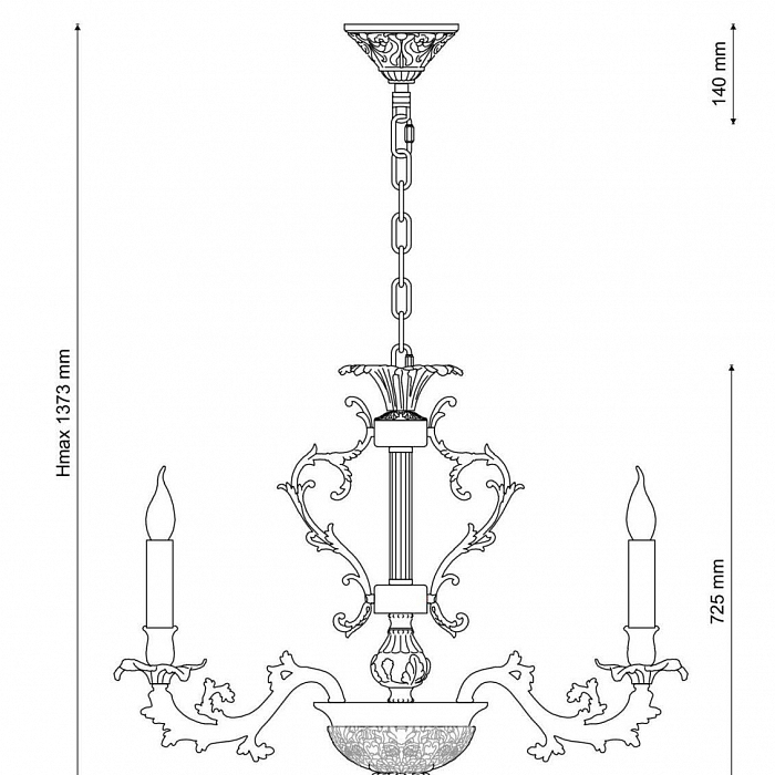 Люстра Lucia Tucci FIRENZE 1780.15.3 antique gold